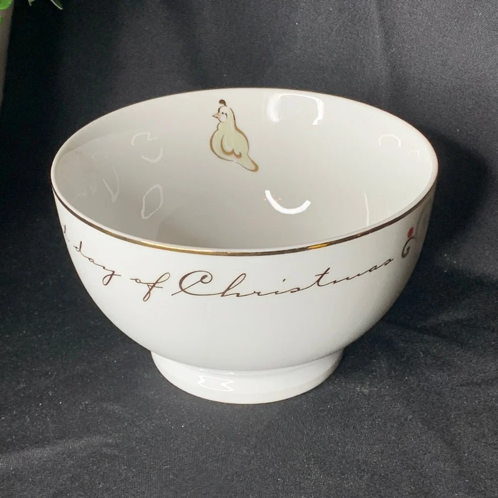 Pier 1 porcelain “12 days of Christmas” soup / cereal bowl